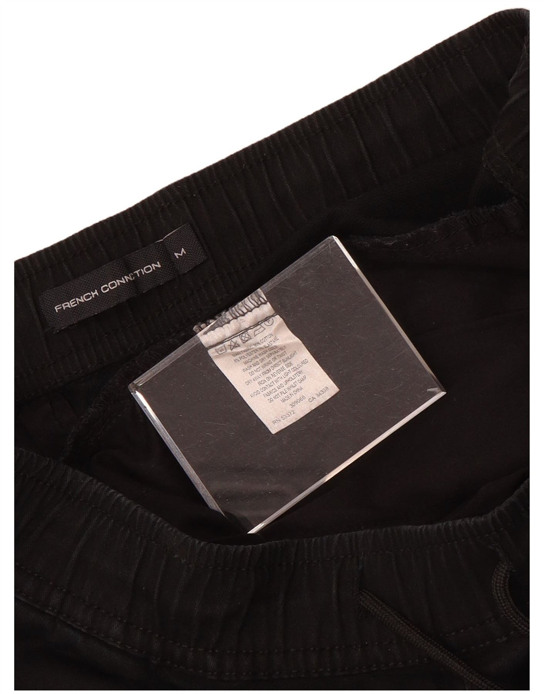 French Connection Pantalon de Survêtement Joggers Homme Noir Moyen Coton