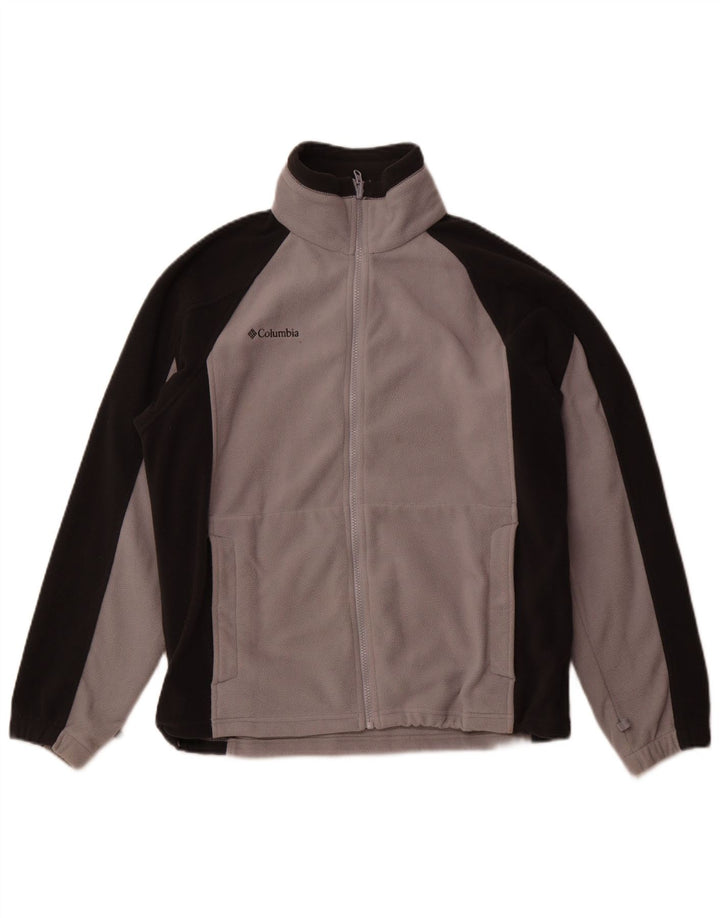 Columbia Veste polaire Interchange pour homme UK 36 Small Gris Polyester
