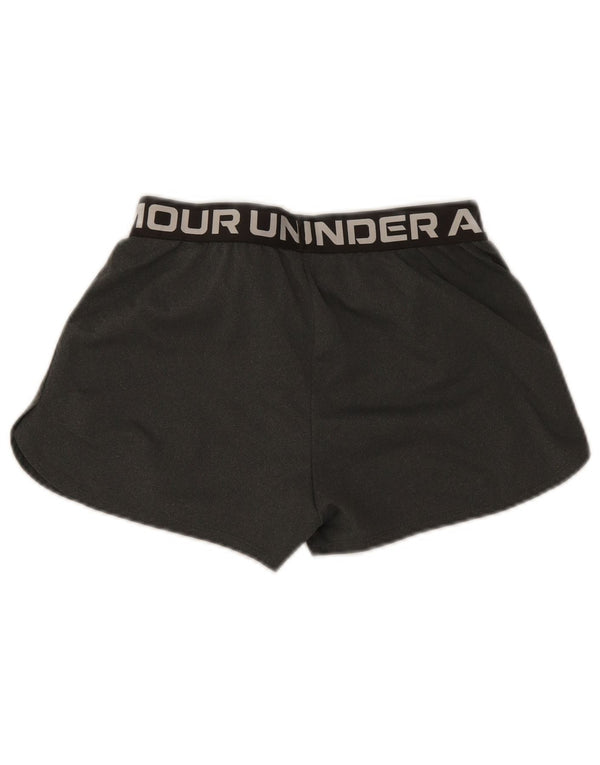 Under Armour Short de sport Heat Gear Graphic pour garçon 11-12 ans Gris Taille L