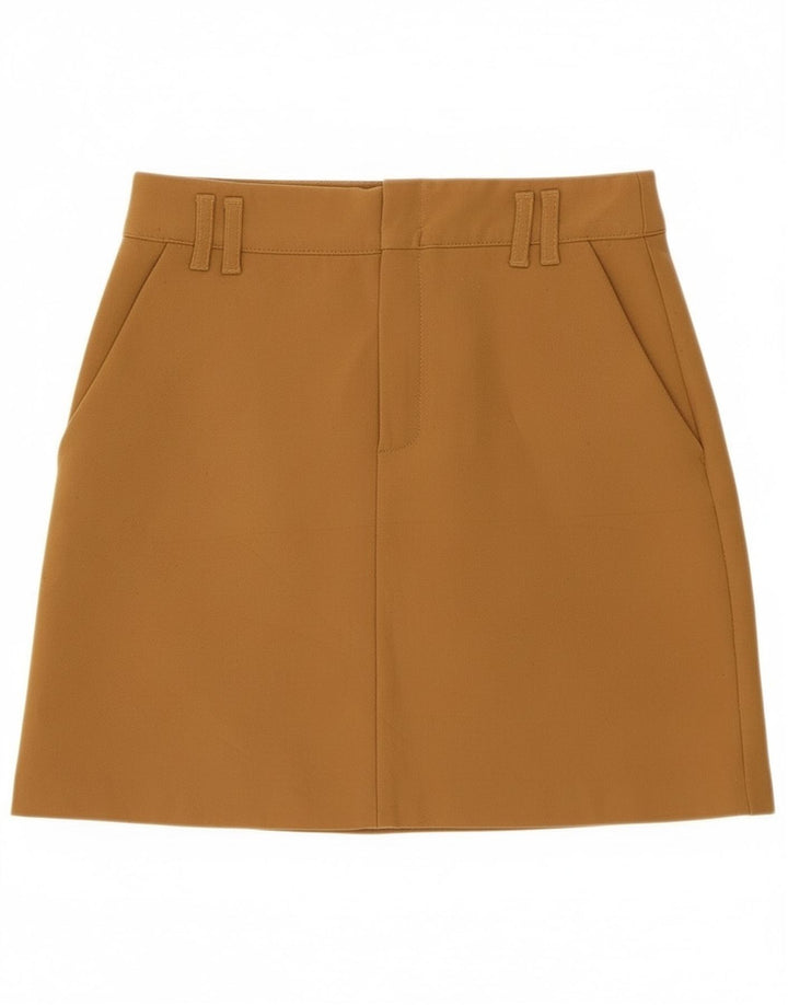 Zara Femme Mini Jupe Petit W26 Beige