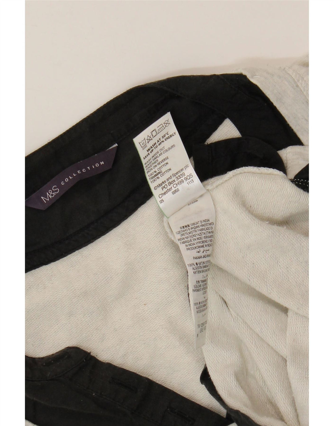 Marks & Spencer Sweat-shirt pour femme UK 16 Large Gris Colorblock