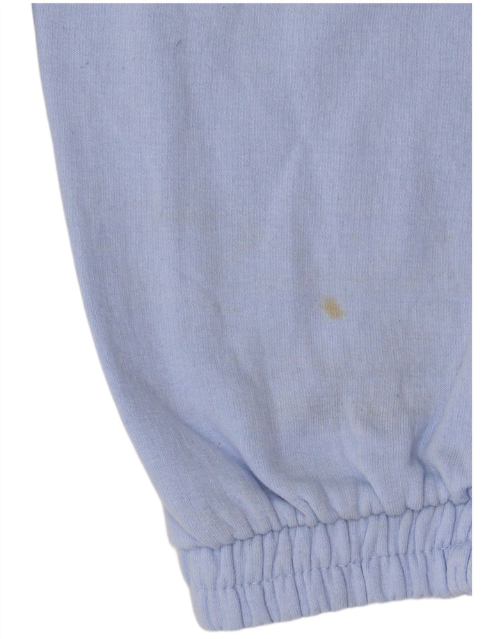 Zara Pantalon de survêtement pour femme Joggers UK 10 Small Bleu Polyester
