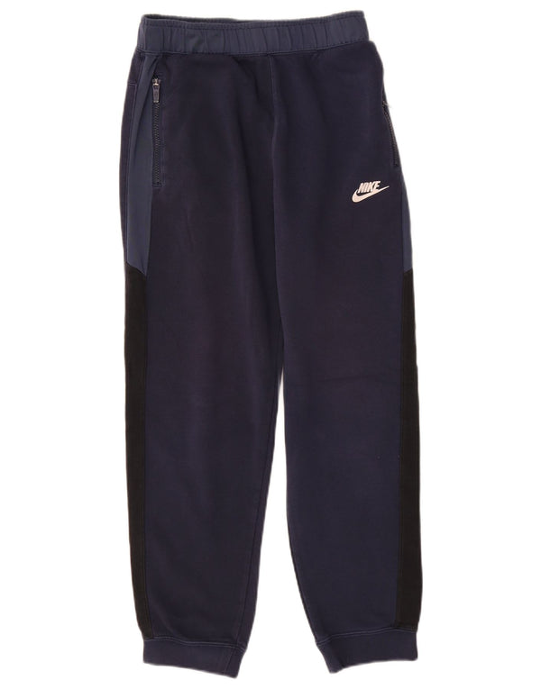 NIKE Pantalon de survêtement pour garçon 13-14 ans XL Bleu marine Colourblock