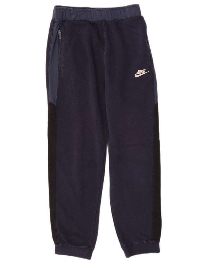 NIKE Pantalon de survêtement pour garçon 13-14 ans XL Bleu marine Colourblock