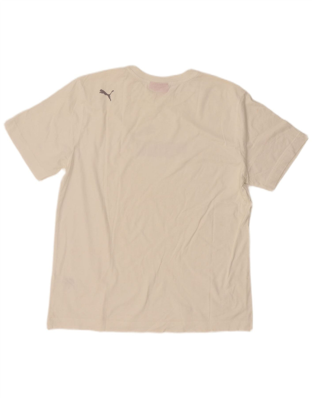 Puma T-Shirt Graphique Homme Blanc Taille L