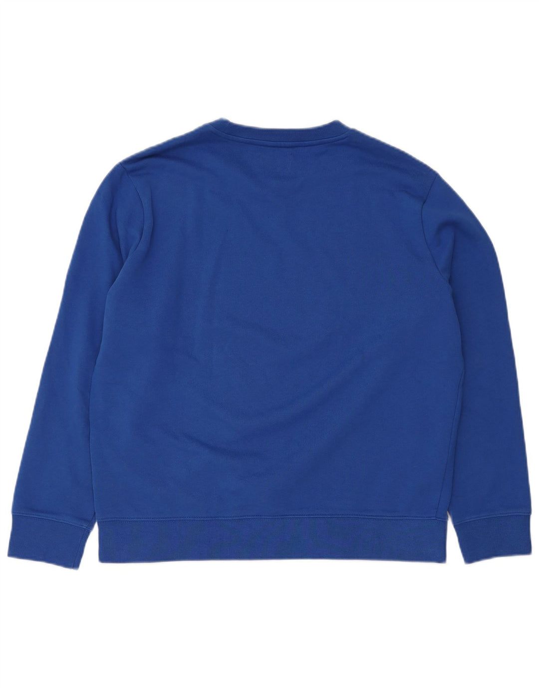 VINTAGE Sweat-shirt Homme Jumper Grand Coton Bleu