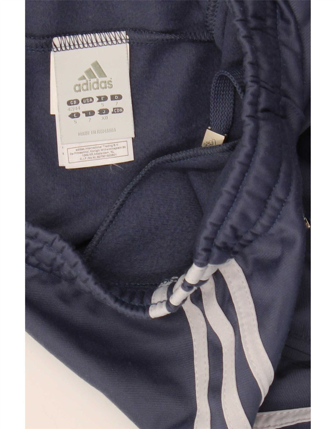 Adidas Pantalon de survêtement pour homme UK 42/44 Large Bleu Polyester