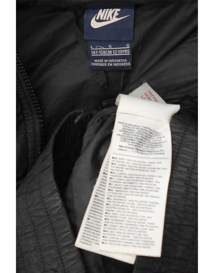 Veste matelassée à capuche Nike garçons 12-13 ans grand noir polyester
