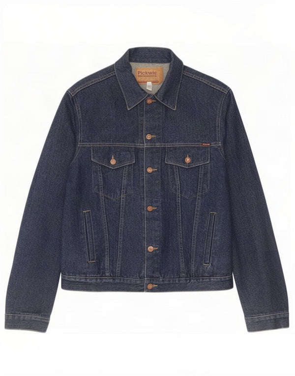 Pickwick Veste en Jean Homme UK 42 XL Bleu Marine Coton