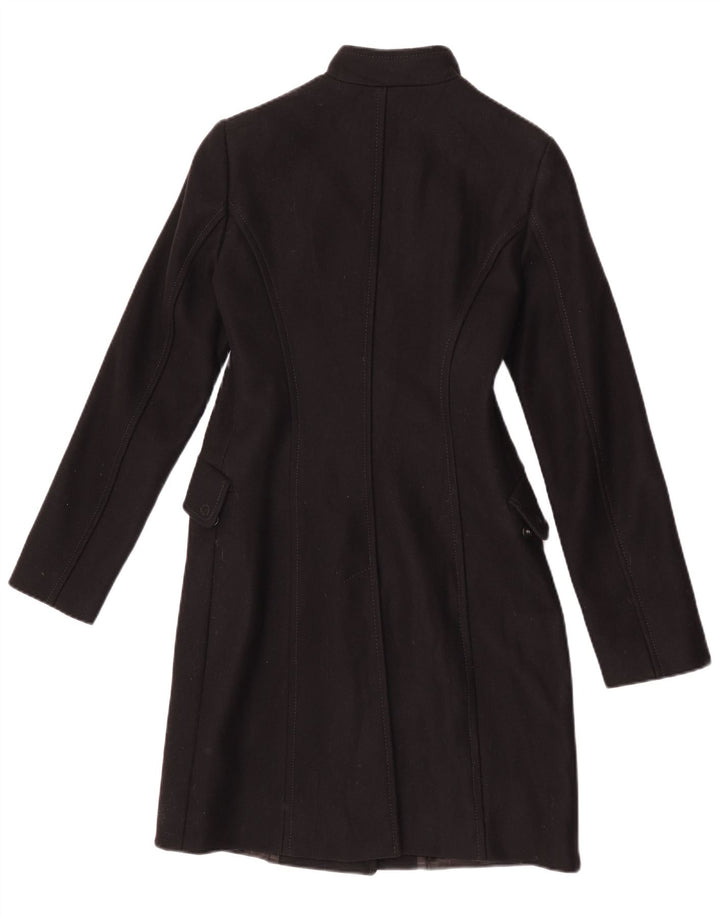 Benetton Pardessus Femme IT 42 Laine Noir Moyen