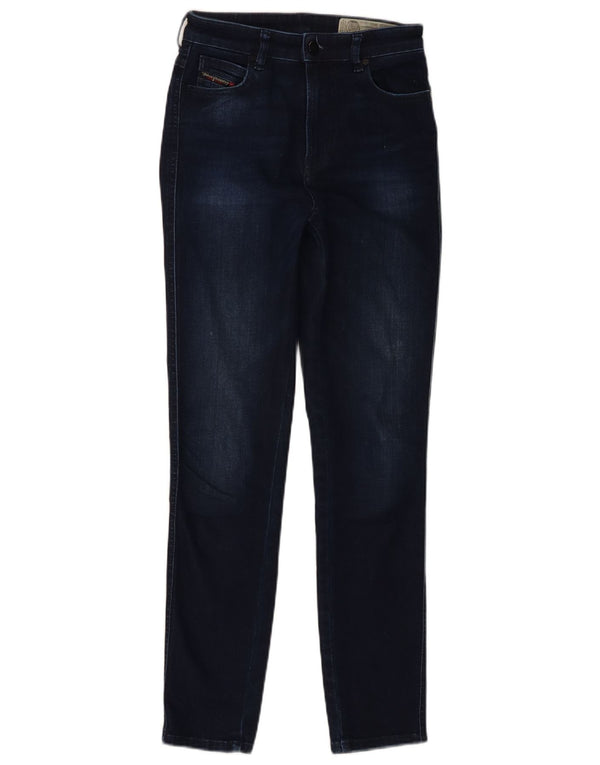 Diesel Femme Babhila Jean Skinny Taille Haute Slim W23 L28 Bleu Marine Coton
