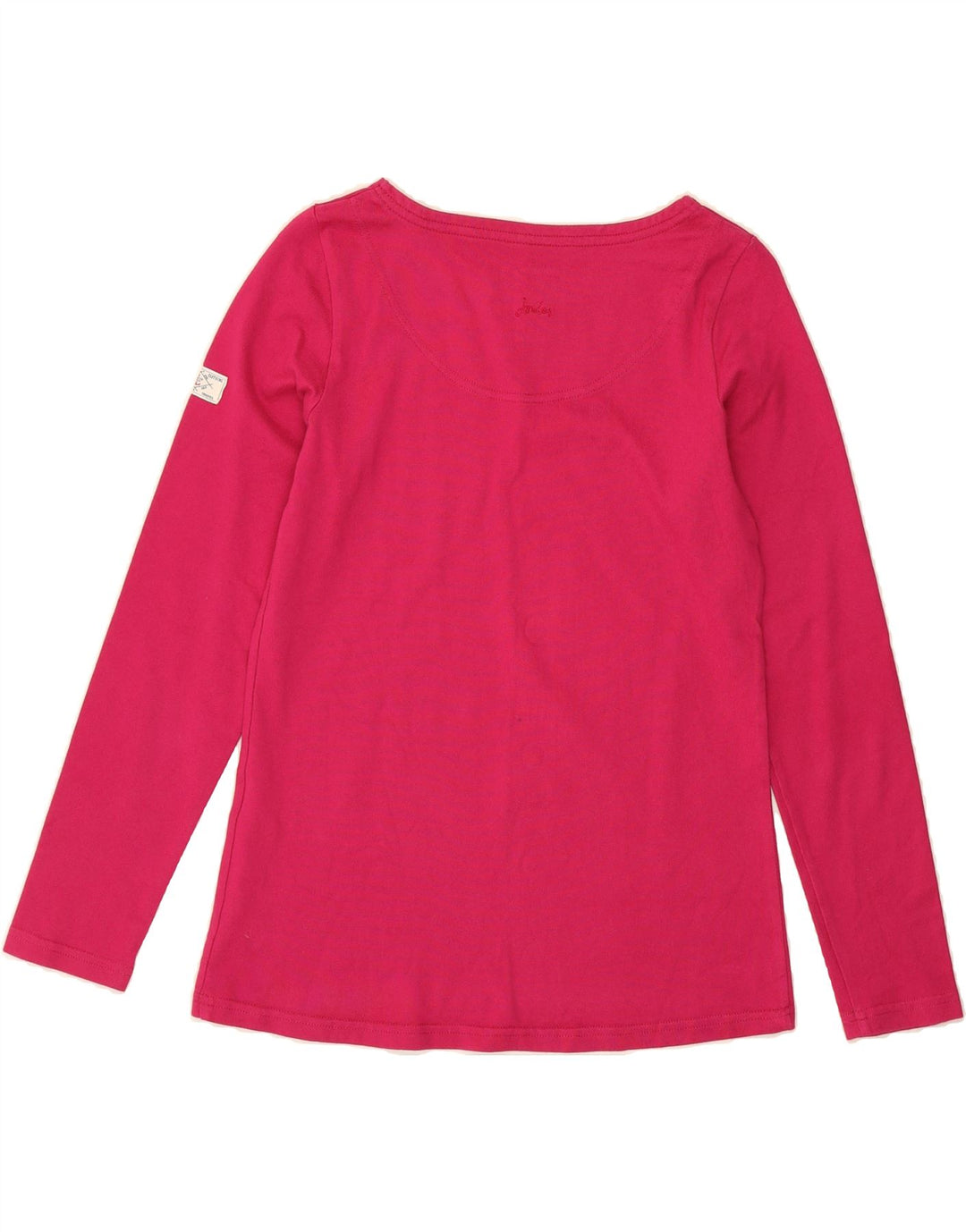 JOULES Womens Top Long Sleeve UK 10 Small  Pink Cotton Vintage Joules and Second-Hand Joules from Messina Hembry 