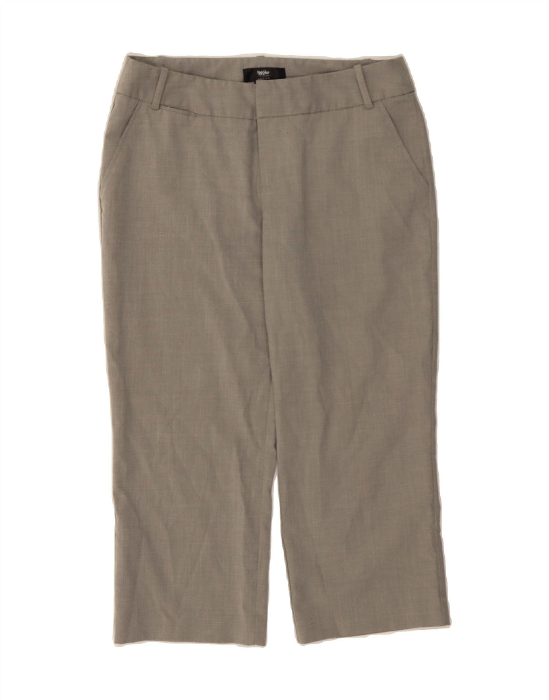 MOSSIMO Womens Straight Capri Trousers US 6 Medium W30 L20 Grey Polyester Vintage Mossimo and Second-Hand Mossimo from Messina Hembry 