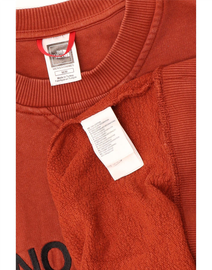 THE NORTH FACE Sweat-Shirt Graphique Homme Orange Moyen