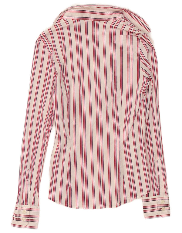 Guess By Marciano Chemise Femme EU 40 Coton Rayé Rose Moyen
