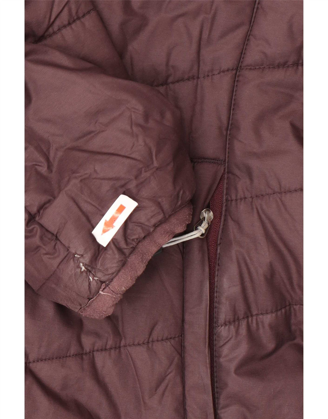 Rohan Veste matelassée à capuche pour femme UK 14 Marron moyen Polyester