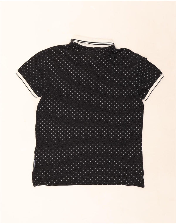 Armani Polo Regular Homme Petit Coton Taché Noir