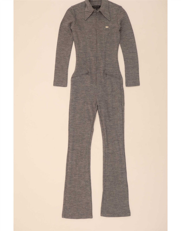 Replay Combinaison Femme UK 4 XS Gris Acrylique