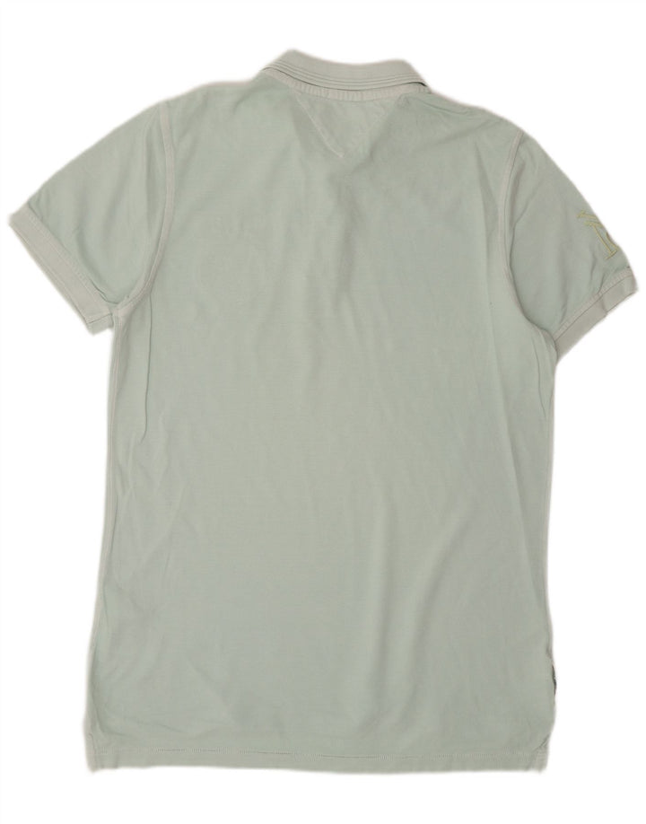 TOMMY HILFIGER Polo Graphique Homme Large Bleu Coton