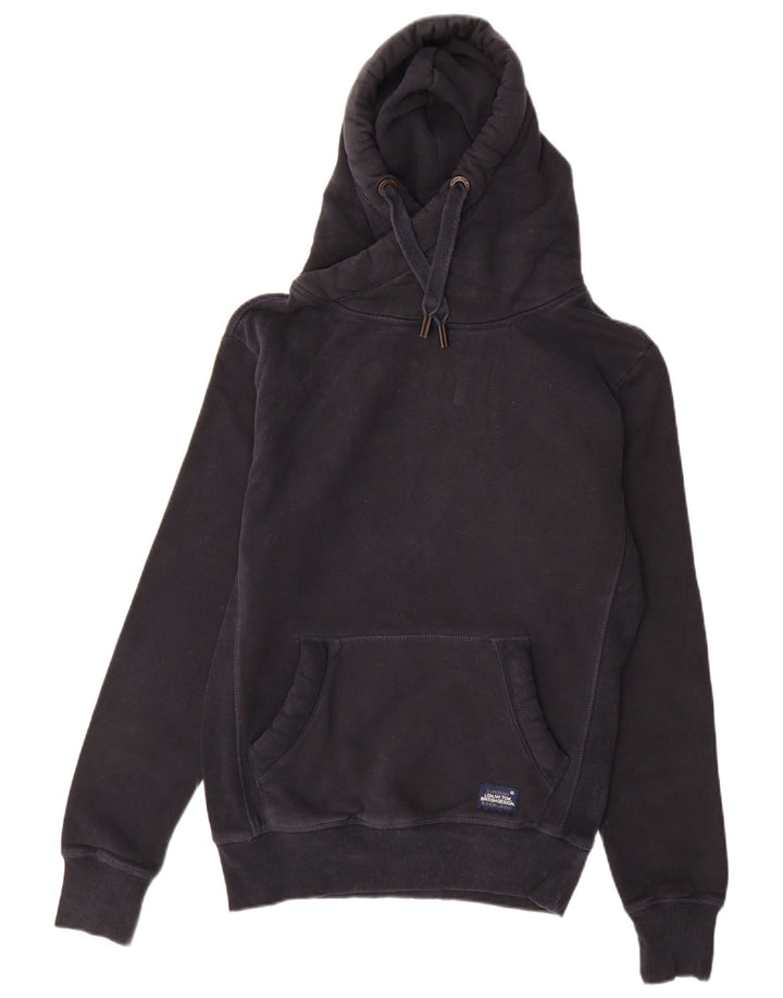 Superdry Pull à capuche en coton bleu marine moyen pour homme