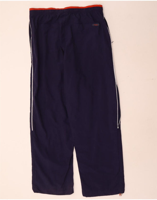 Fila Homme Pantalon De Survêtement Large Bleu Marine Polyamide