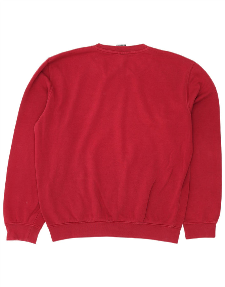 Champion Sweat-shirt graphique pour homme en coton rouge Taille L
