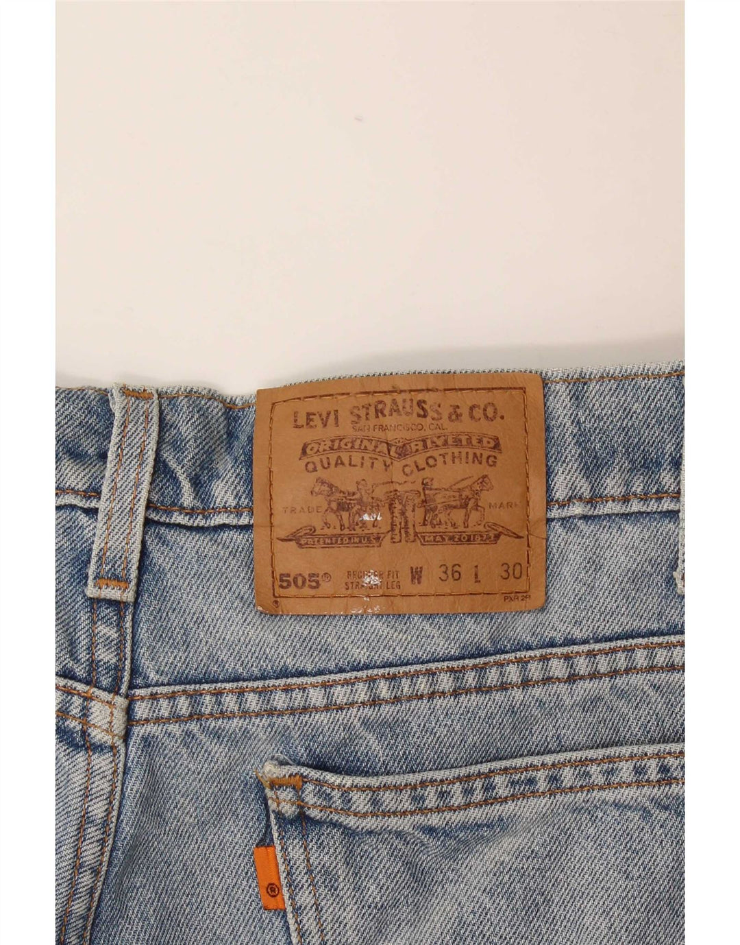 Levi's Jean Droit 505 Homme Bleu W36 L30 Coton