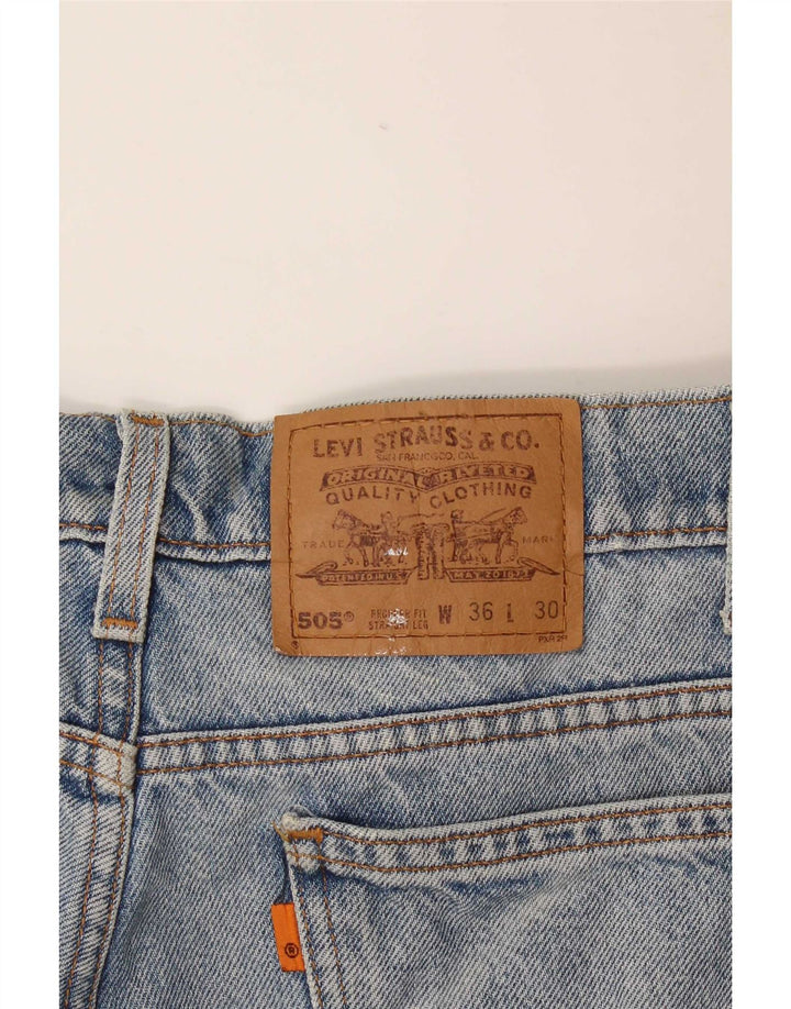 Levi's Jean Droit 505 Homme Bleu W36 L30 Coton