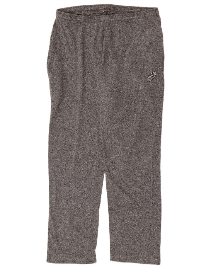 Asics Pantalon De Survêtement Homme Gris Moyen Moucheté Coton