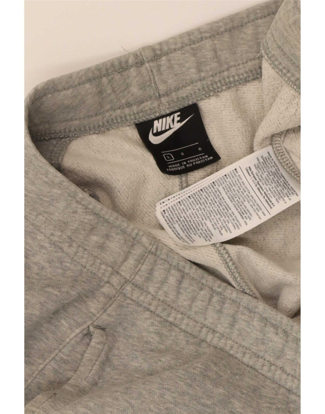 Nike Pantalon de survêtement pour homme Large en coton moucheté gris