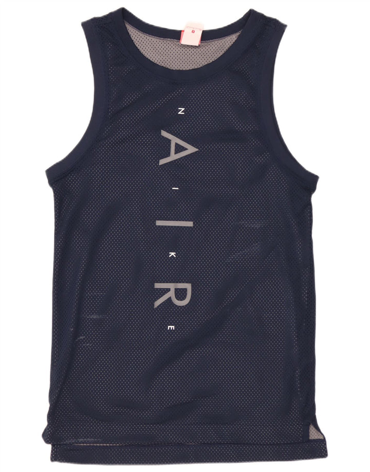 NIKE Débardeur graphique pour homme Petit bleu marine Polyester