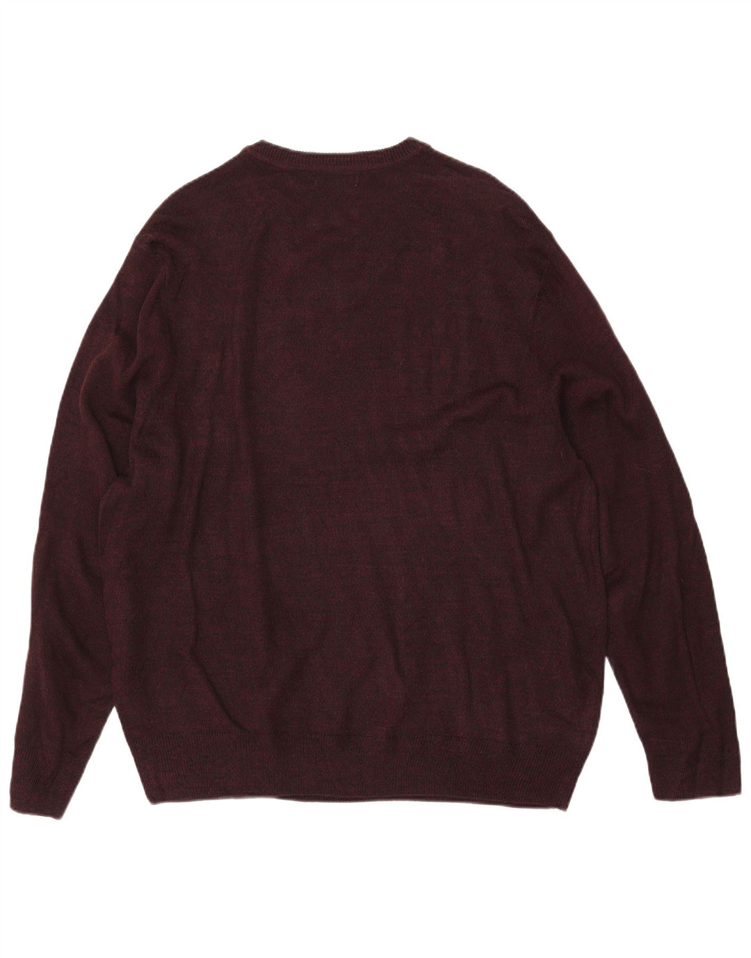 DOCKERS Pull col V pour hommes, grand, bordeaux, argyle/diamant