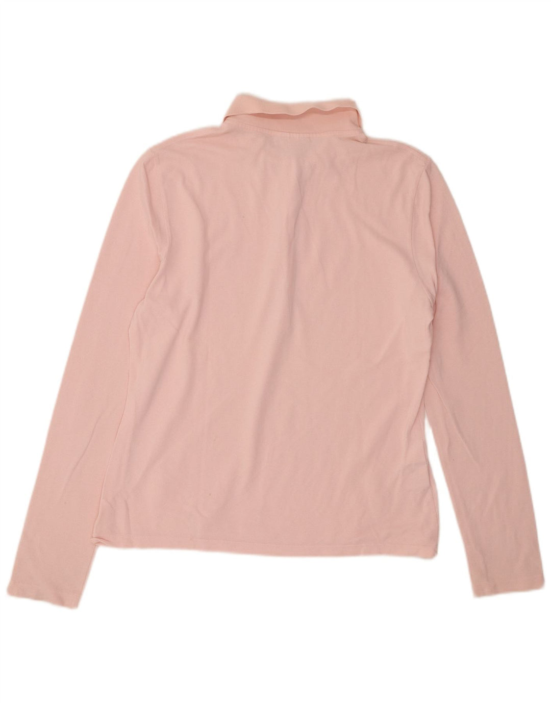 LACOSTE Polo Femme Slim Fit Manches Longues Taille 44 Grand Coton Rose