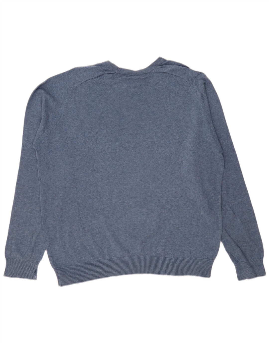 JAMES PRINGLE Pull à col rond coupe décontractée pour homme en coton bleu moyen