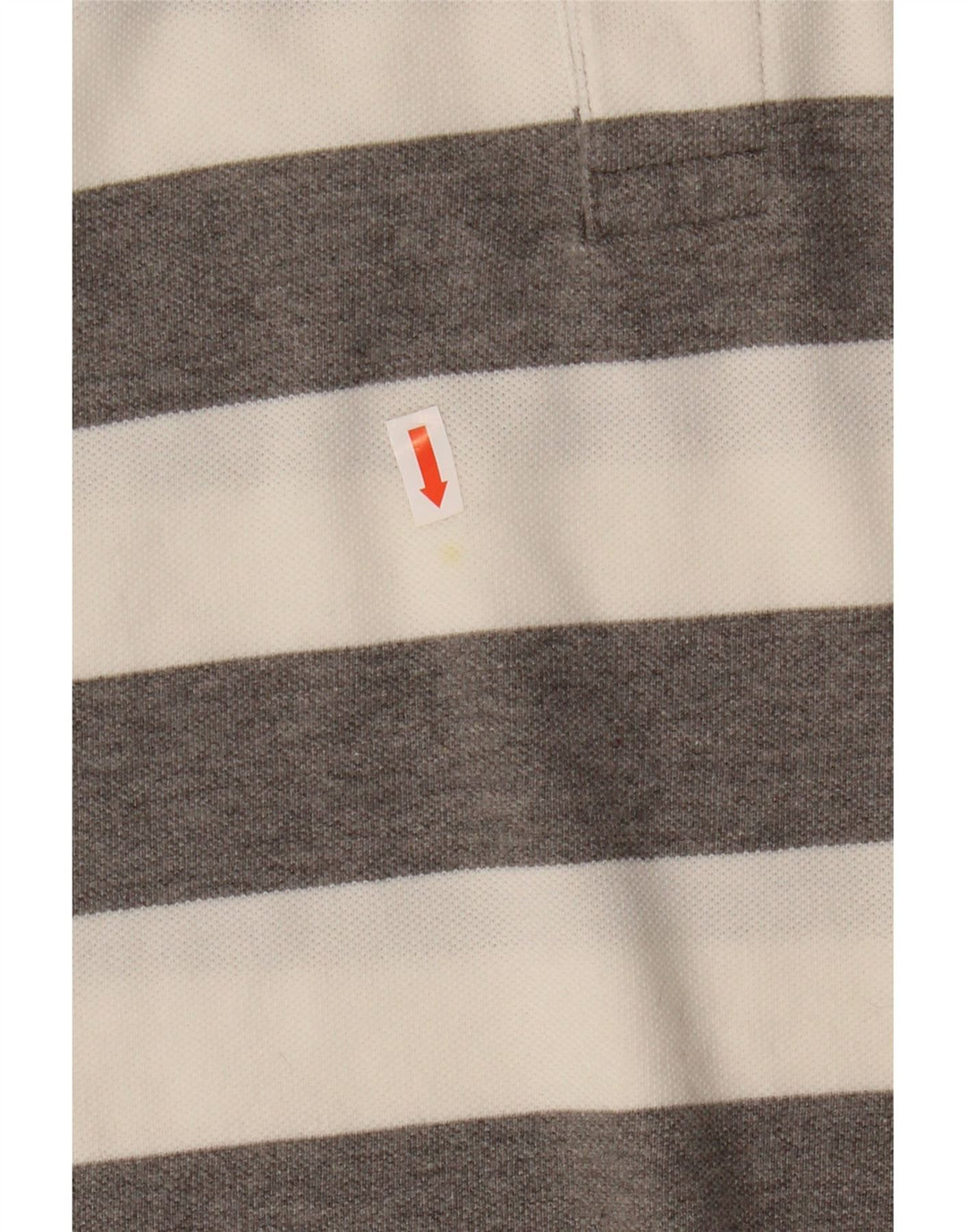 Gap Polo Homme Large Gris Rayé Coton