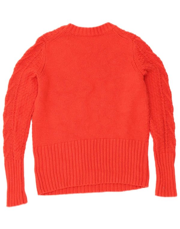 Gap Pull ras du cou pour femme UK 10 Petit coton rouge