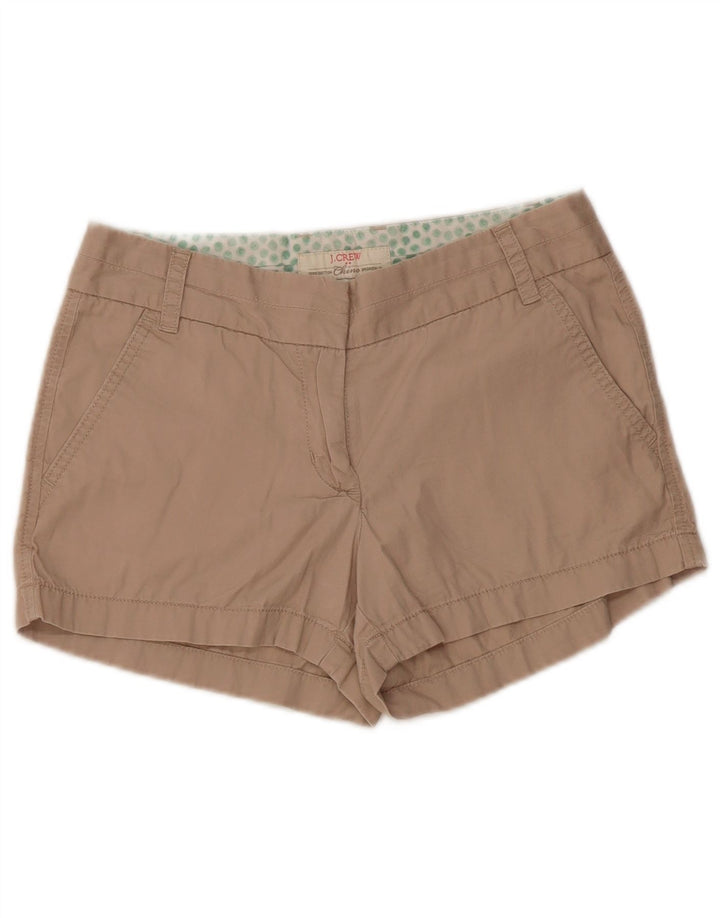 J. Crew Short Chino Femme US 0 XS W28 Coton Beige