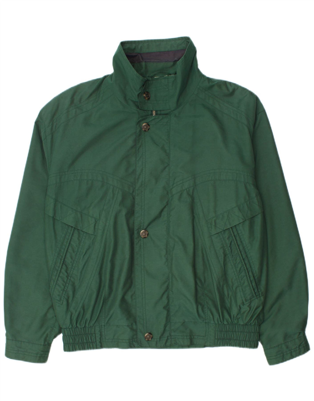 Umberto Rosetti Veste Bomber Homme UK 40 Large Vert Polyester
