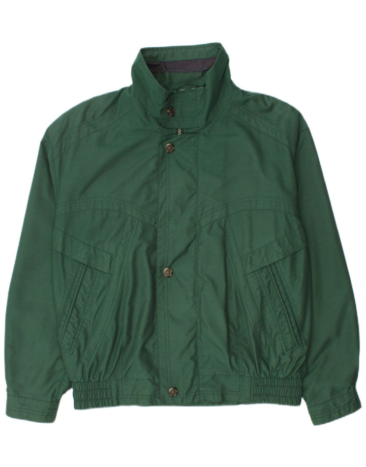 Umberto Rosetti Veste Bomber Homme UK 40 Large Vert Polyester