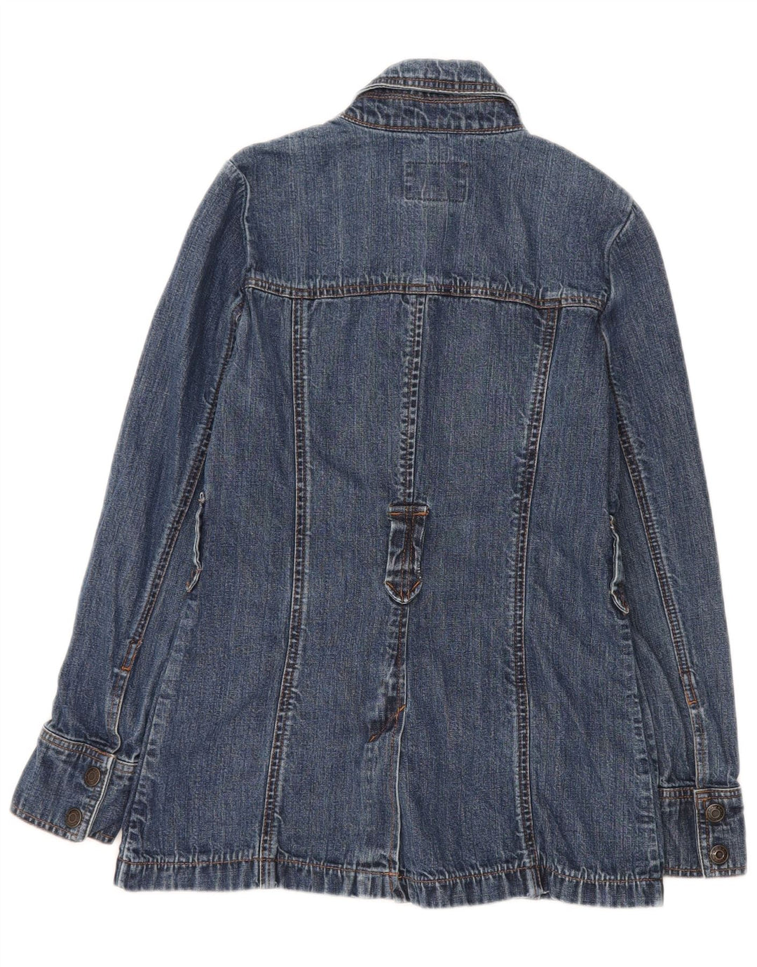Old Navy Veste en jean pour femme UK 10 Petit coton bleu