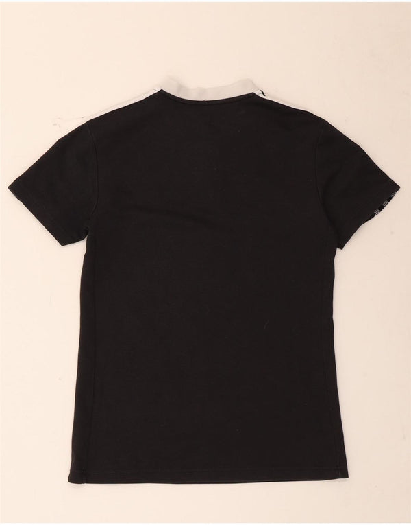 Adidas Femmes Aeroready T-Shirt Top UK 8/10 Petit Noir Coton