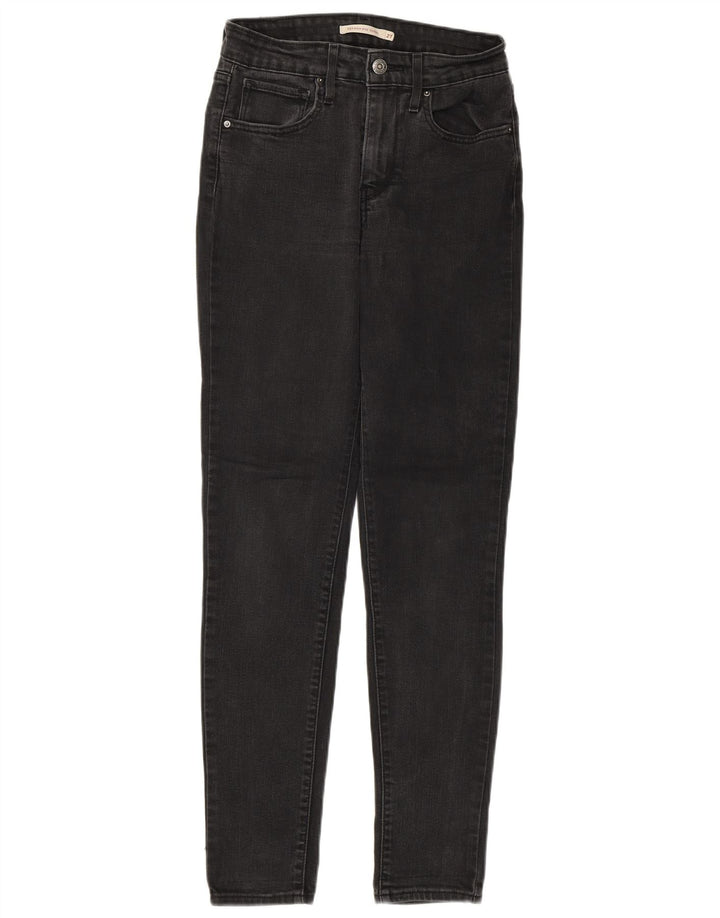 LEVI'S Jean skinny taille haute 721 femme W27 L30 gris coton