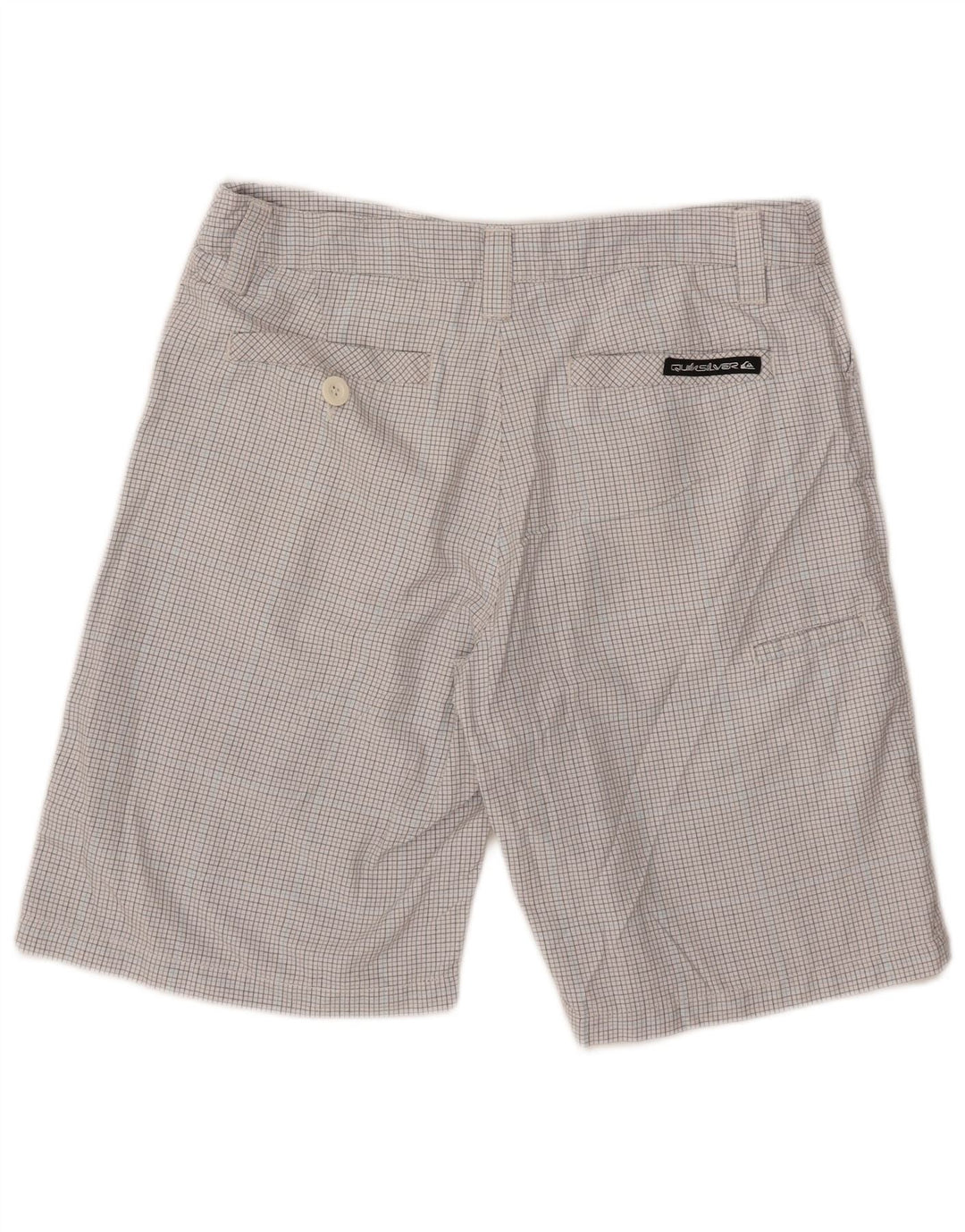 Quiksilver Short Cargo Homme W32 Grand Carreau Blanc Polyester