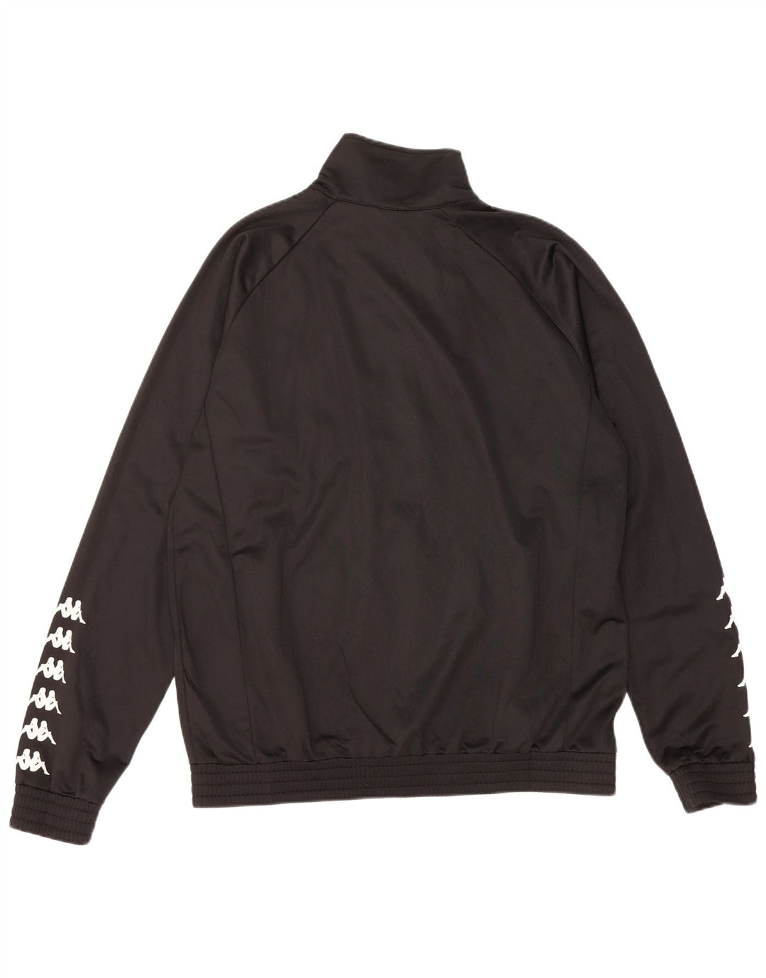 Kappa Veste de survêtement graphique pour homme Taille L Noir Polyester