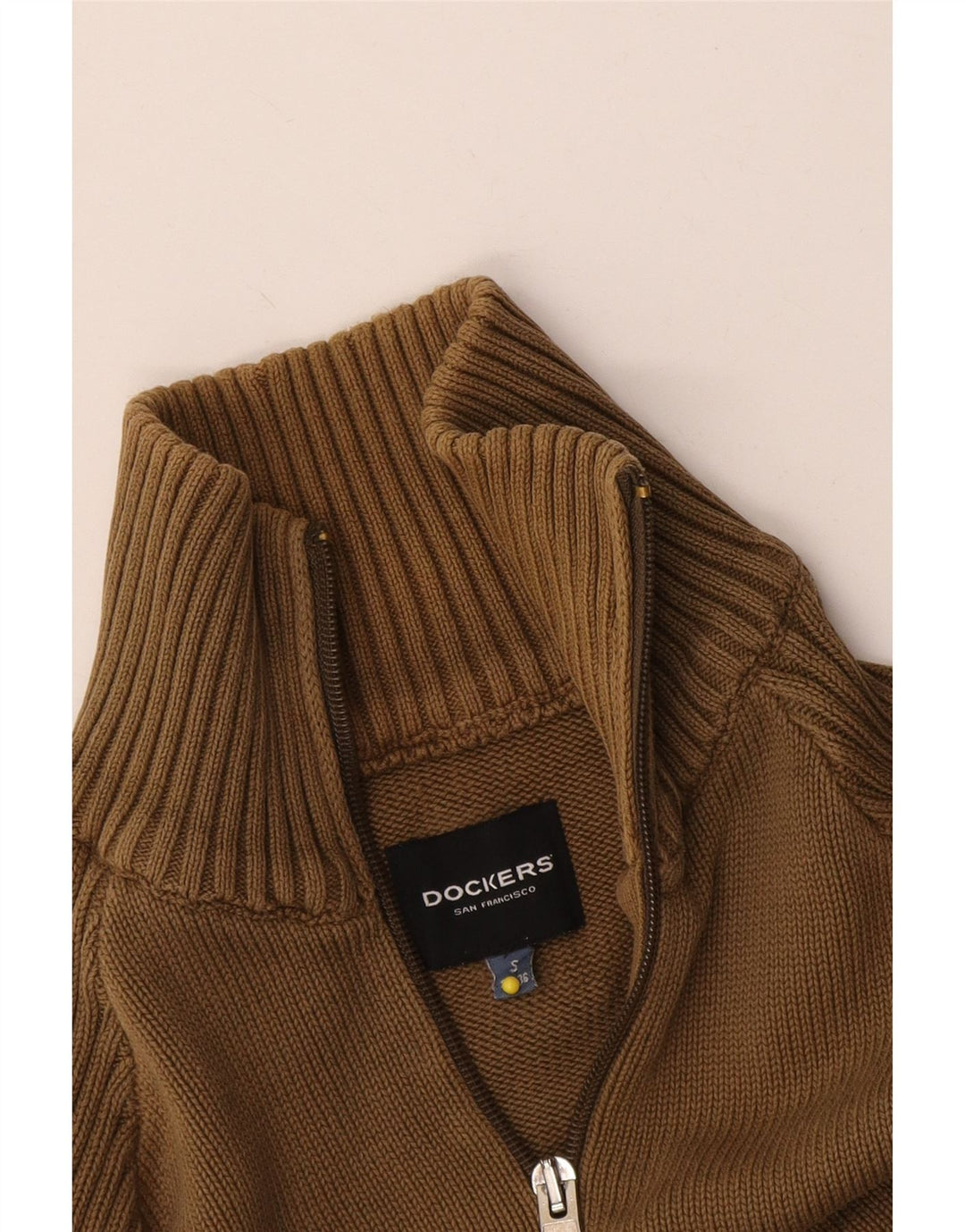 Dockers Pull Cardigan Homme Petit Kaki