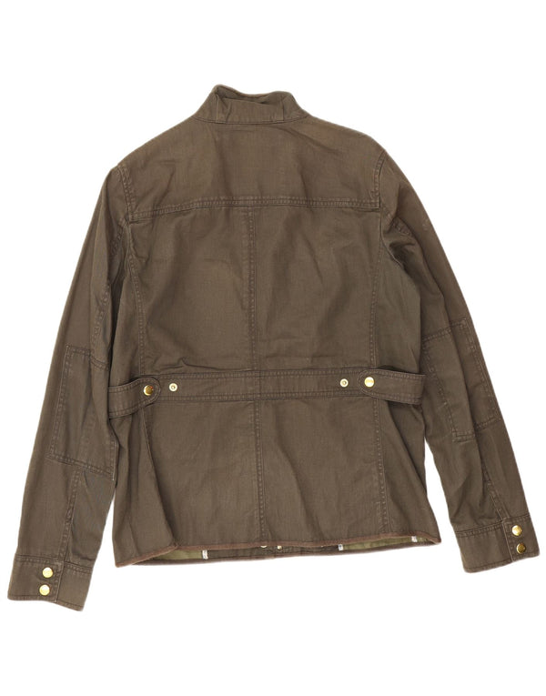 J. Crew Veste utilitaire pour femme UK 14 Coton kaki moyen