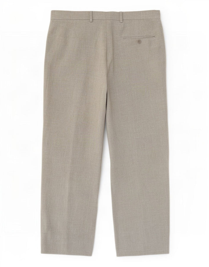 Marks & Spencer Pantalon de costume pour homme W32 L29 Gris Polyester