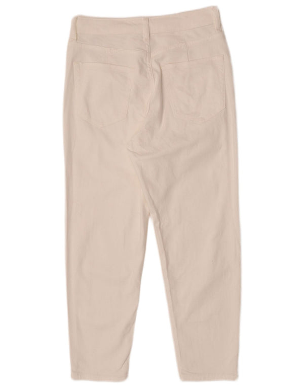 Marks & Spencer Jean court pour femme UK 10 Small W28 L25 Coton beige