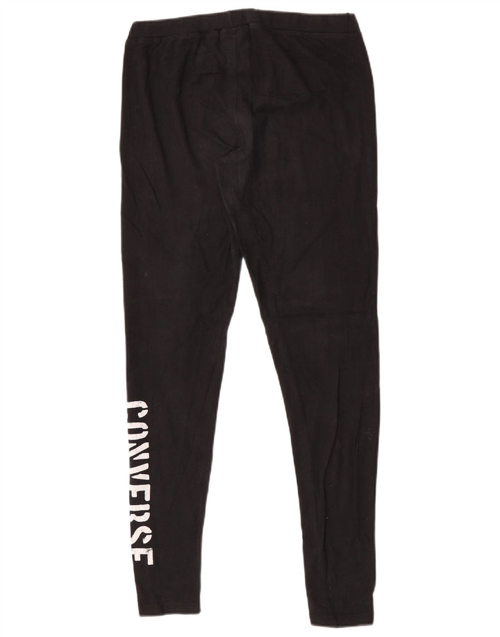 Converse Legging graphique pour femme UK 42 Noir moyen