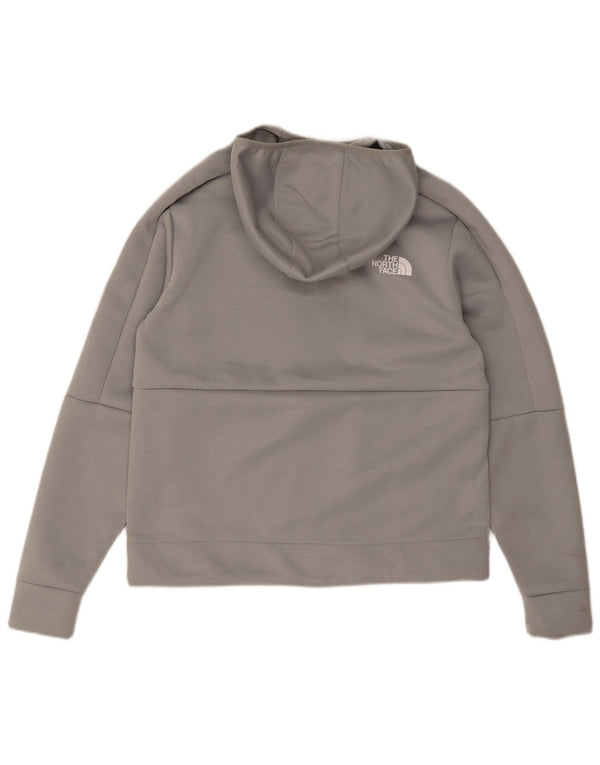 The North Face Pull à capuche zippé pour femme UK 12 Gris moyen Polyester